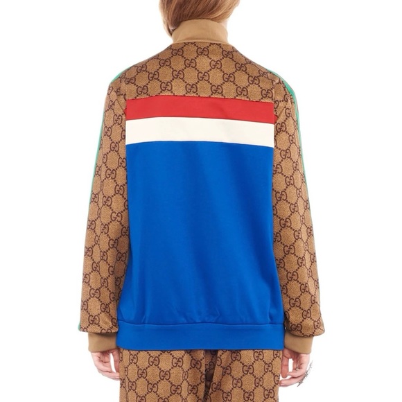 GUCCI GG logo technical jersey track jacket - Picture 5 of 7